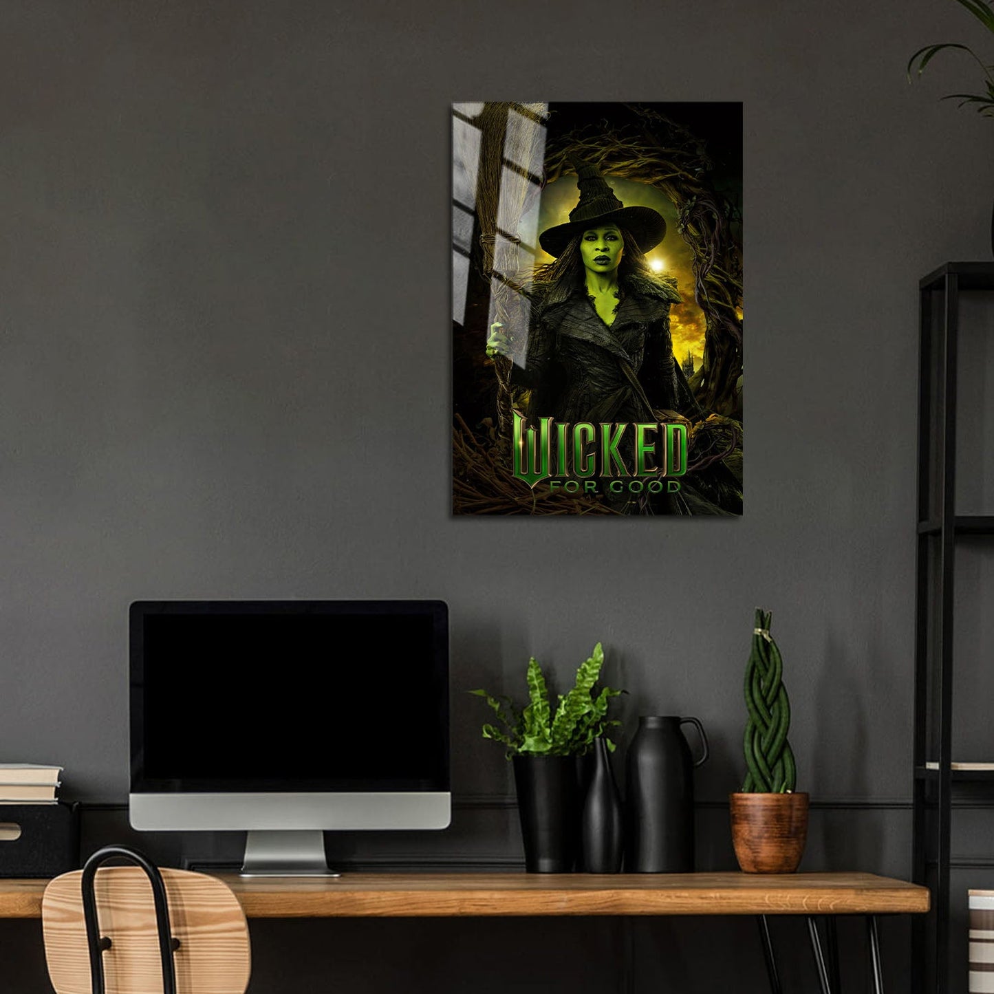 Flex Designs Metal Poster Wicked For Good Elphaba 24 x 36" Home Goods - Movie 2025 Movie Metal Poster