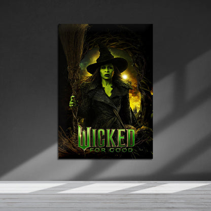 Flex Designs Metal Poster Wicked For Good Elphaba 5 x 7" Home Goods - Movie 2025 Movie Metal Poster