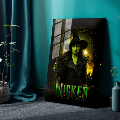 Flex Designs Metal Poster Wicked For Good Elphaba 24 x 36" Home Goods - Movie 2025 Movie Metal Poster