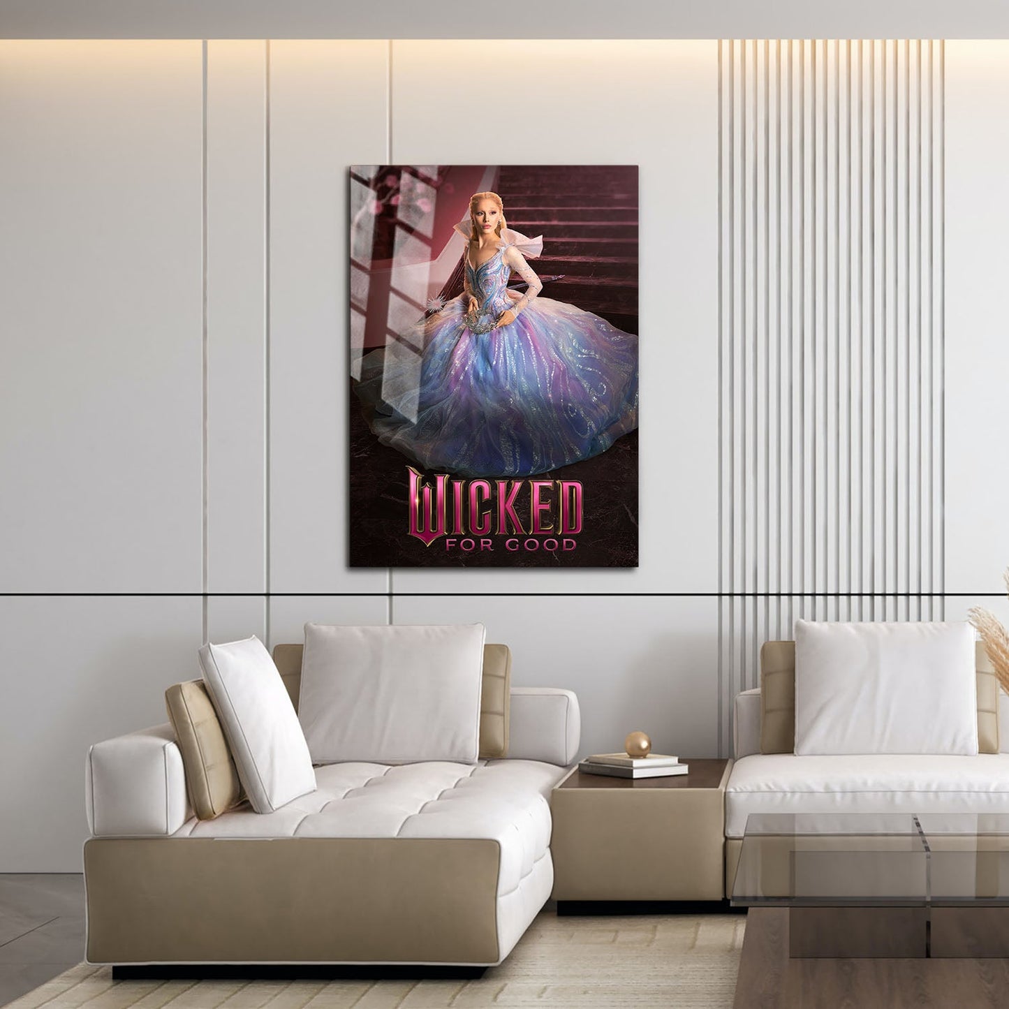 Flex Designs Metal Poster Wicked For Good Glinda 16 x 24" Home Goods - Movie 2025 Movie Metal Poster