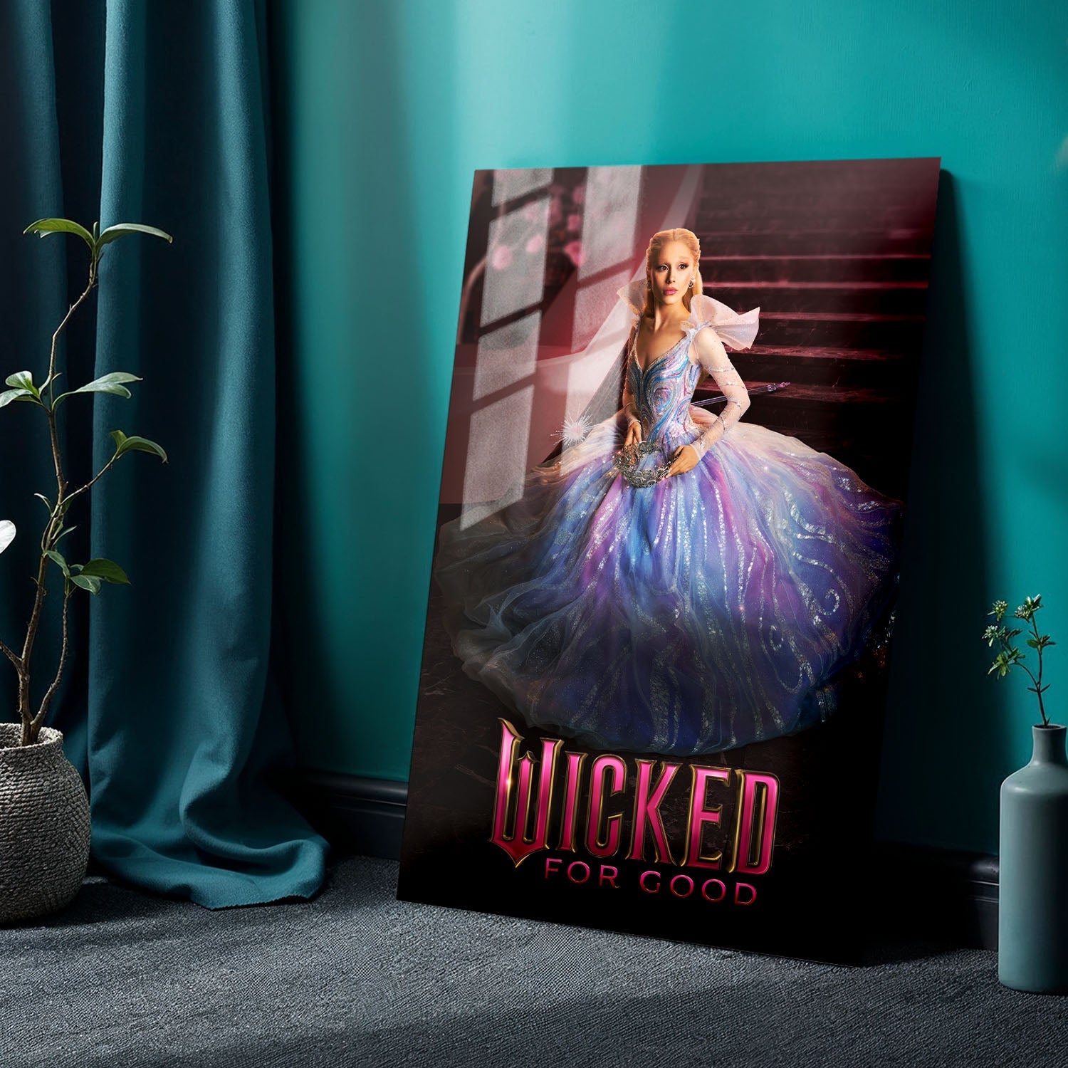 Flex Designs Metal Poster Wicked For Good Glinda 24 x 36" Home Goods - Movie 2025 Movie Metal Poster