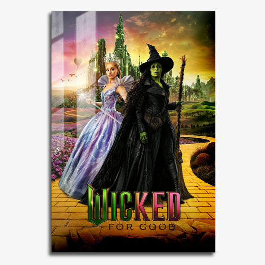 Flex Designs Metal Poster Wicked For Good Yellow Brick Road 11 x 17" Home Goods - Movie 2025 Movie Metal Poster
