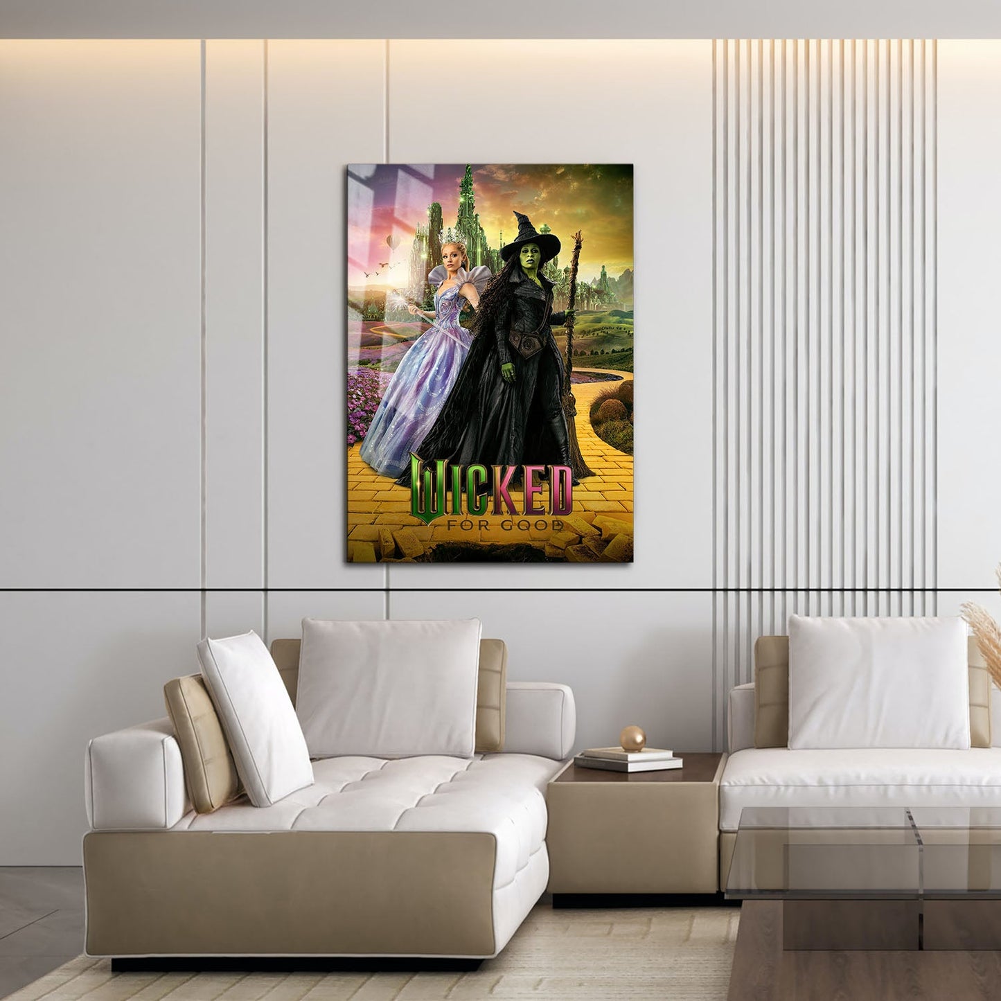 Flex Designs Metal Poster Wicked For Good Yellow Brick Road 16 x 24" Home Goods - Movie 2025 Movie Metal Poster