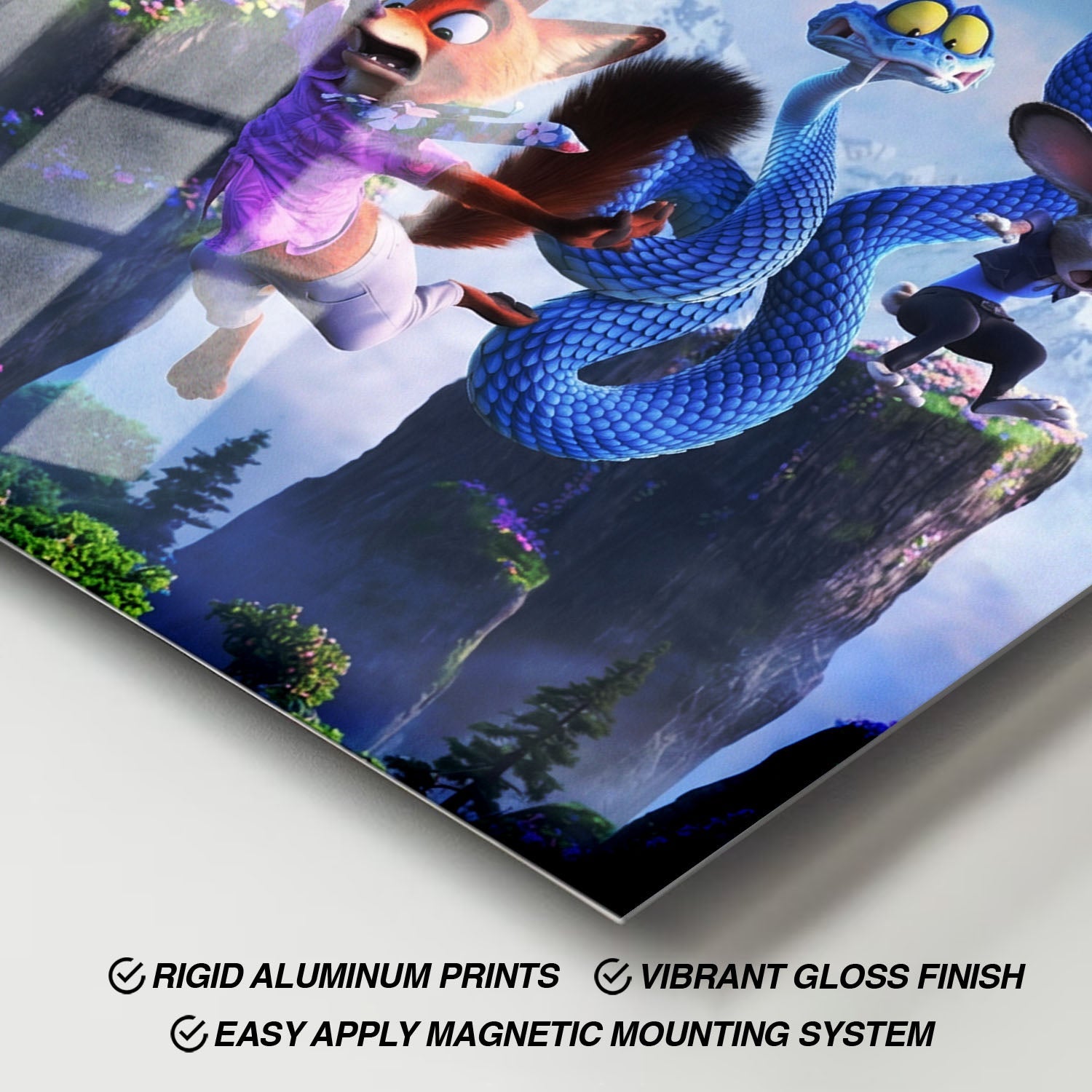 Flex Designs Metal Poster Zootopia 2 11 x 17" Home Goods - Movie 2025 Movie Metal Poster