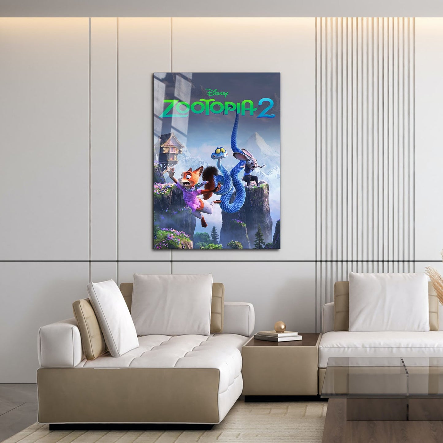 Flex Designs Metal Poster Zootopia 2 16 x 24" Home Goods - Movie 2025 Movie Metal Poster