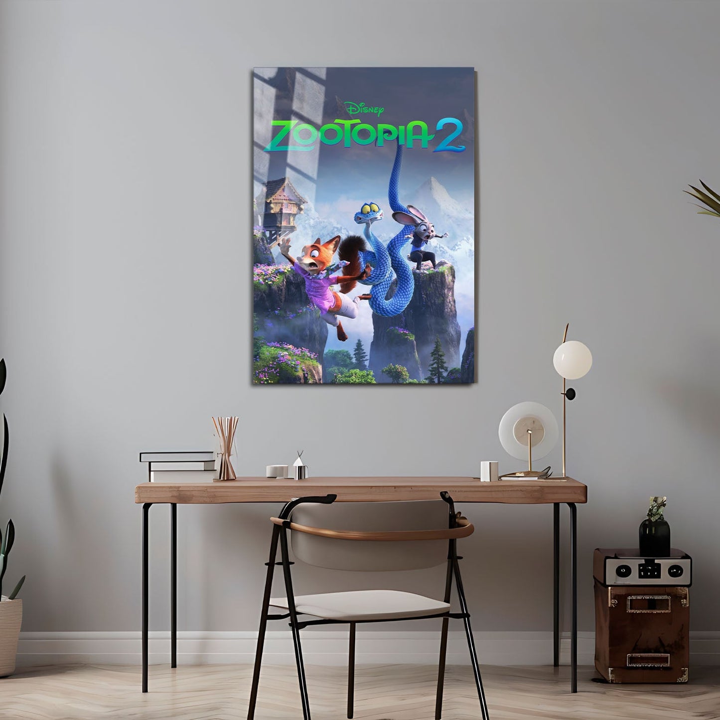 Flex Designs Metal Poster Zootopia 2 5 x 7" Home Goods - Movie 2025 Movie Metal Poster