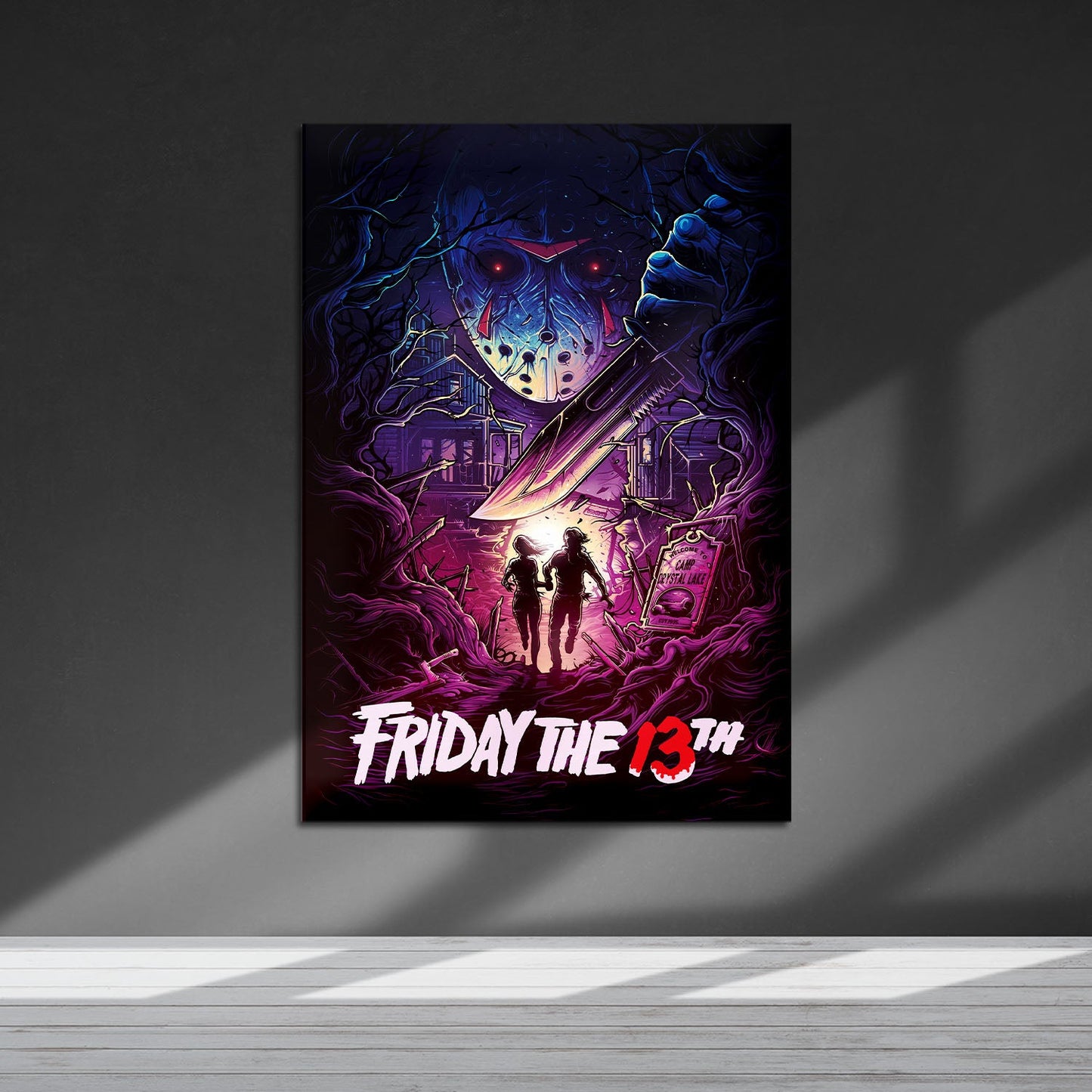 Flex Designs Metal Poster A Nightmare on Elm Street Sketch 5 x 7" Home Goods - Movie 1984 Movie Metal Poster