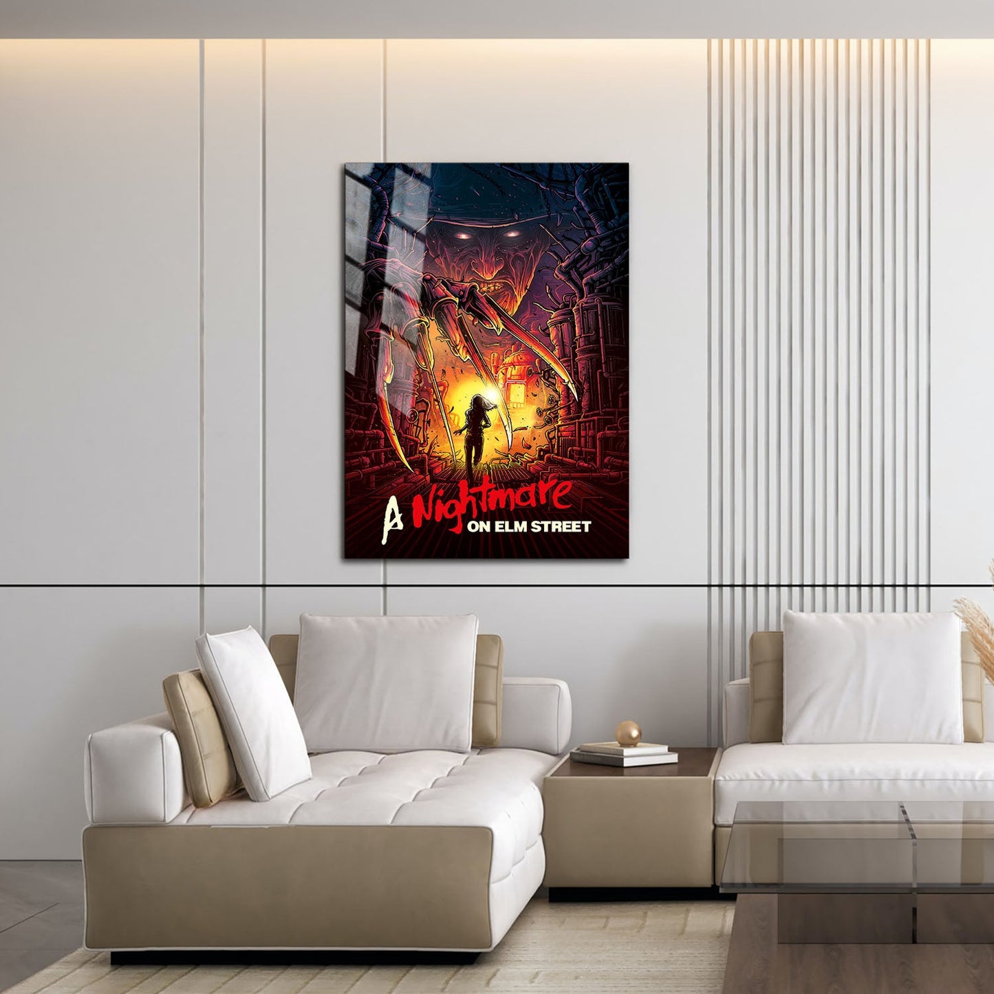Flex Designs Metal Poster A Nightmare on Elm Street 16 x 24" Home Goods - Movie 1984 Movie Metal Poster