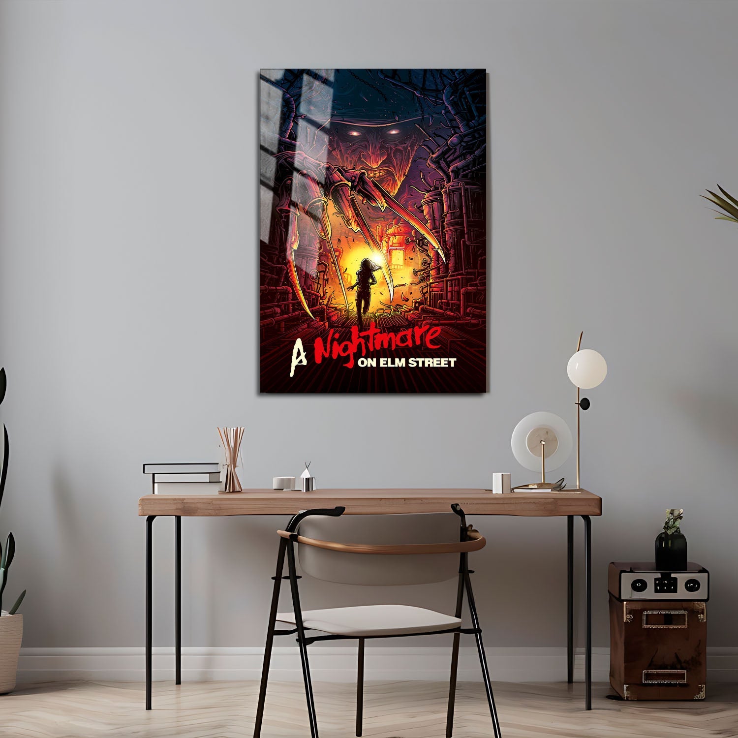 Flex Designs Metal Poster A Nightmare on Elm Street 5 x 7" Home Goods - Movie 1984 Movie Metal Poster