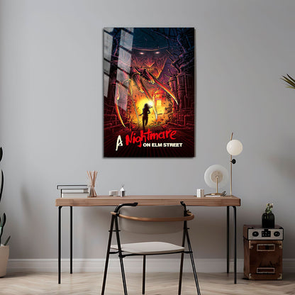 Flex Designs Metal Poster A Nightmare on Elm Street 5 x 7" Home Goods - Movie 1984 Movie Metal Poster