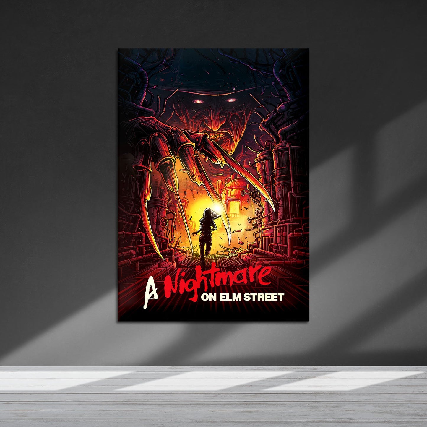 Flex Designs Metal Poster A Nightmare on Elm Street 5 x 7" Home Goods - Movie 1984 Movie Metal Poster