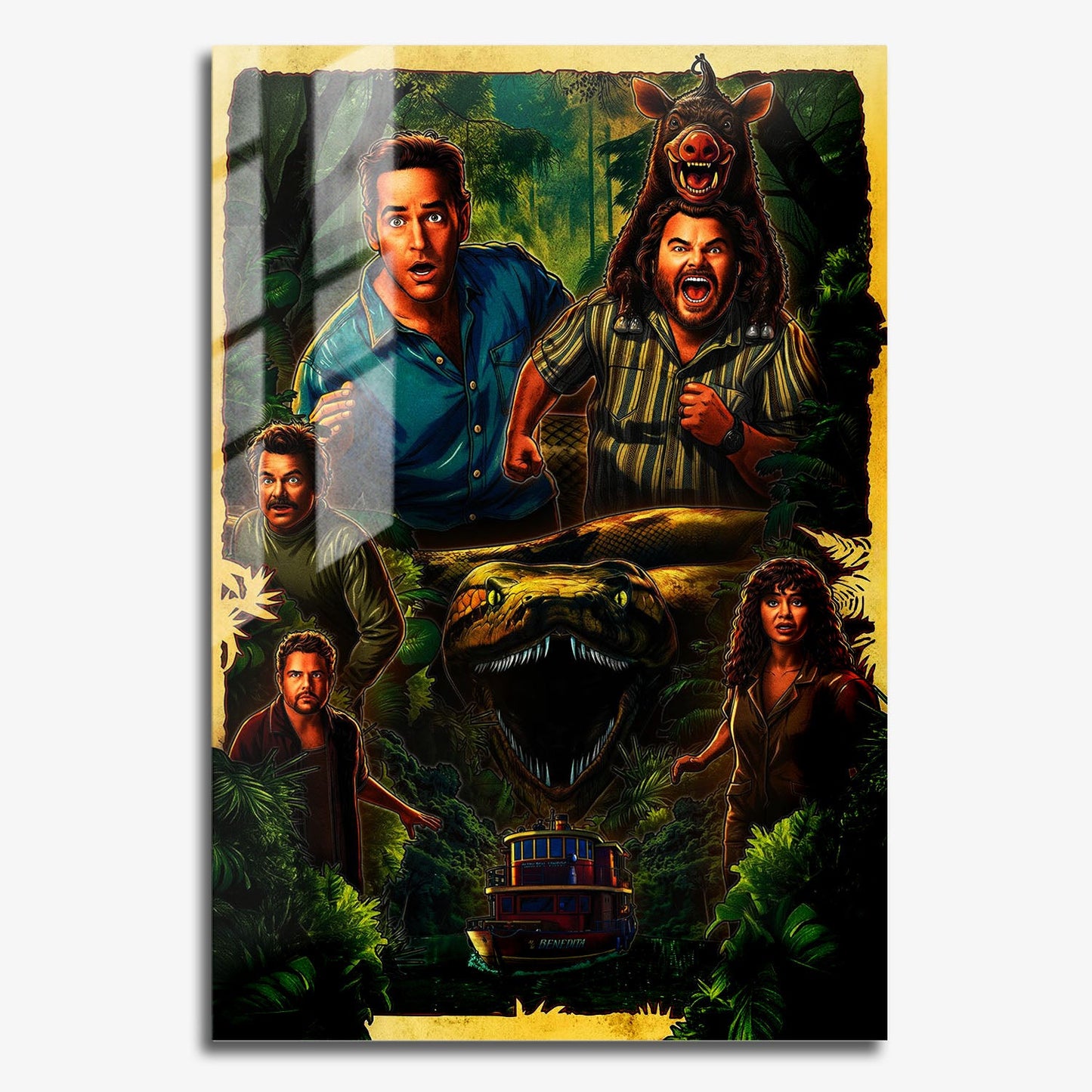Flex Designs Metal Poster Anaconda 11 x 17" Home Goods - Movie 2025 Movie Metal Poster