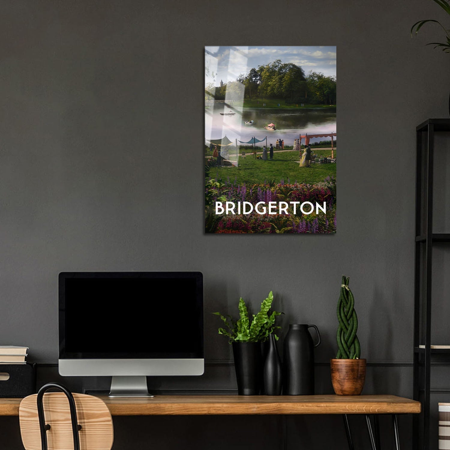 Flex Designs Metal Poster Bridgerton Cover 24 x 36" Home Goods - TV Show 2020 TV Show Metal Poster