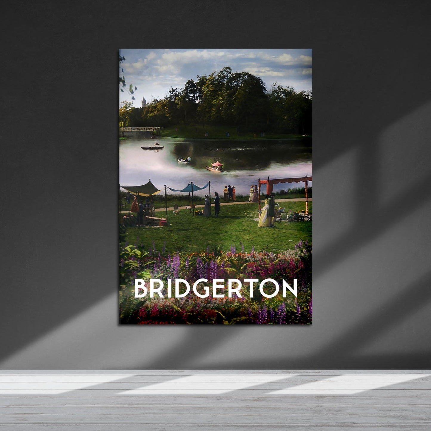 Flex Designs Metal Poster Bridgerton Cover 5 x 7" Home Goods - TV Show 2020 TV Show Metal Poster