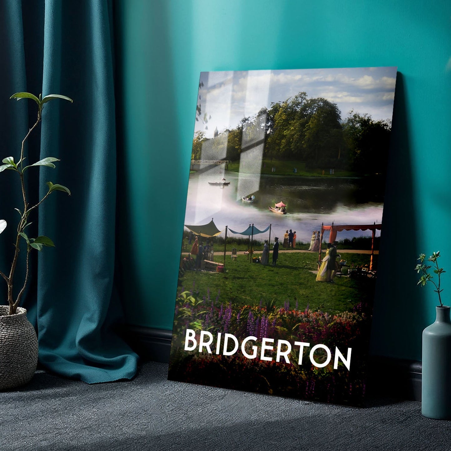 Flex Designs Metal Poster Bridgerton Cover 24 x 36" Home Goods - TV Show 2020 TV Show Metal Poster
