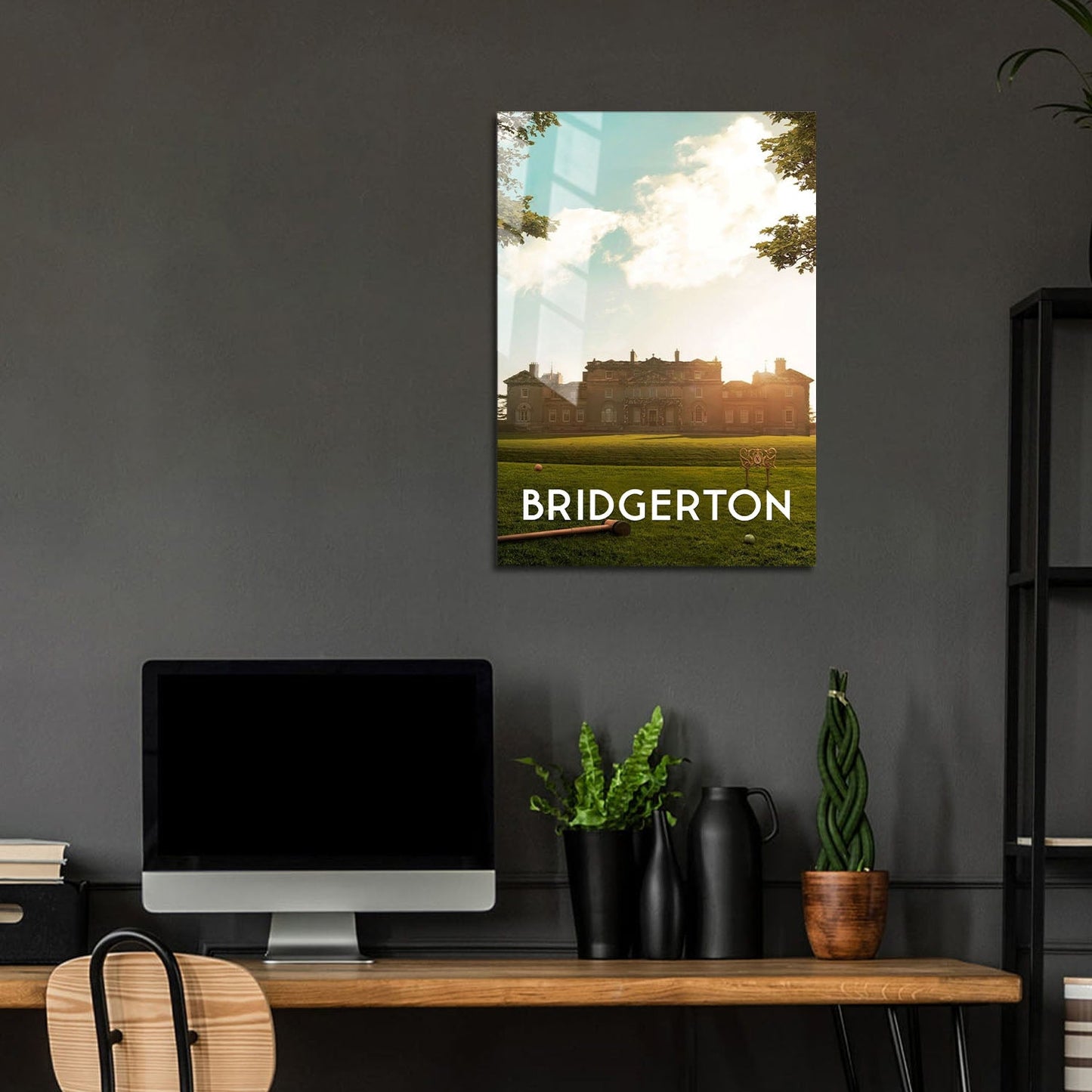 Flex Designs Metal Poster Bridgerton Theatrical 24 x 36" Home Goods - TV Show 2020 TV Show Metal Poster