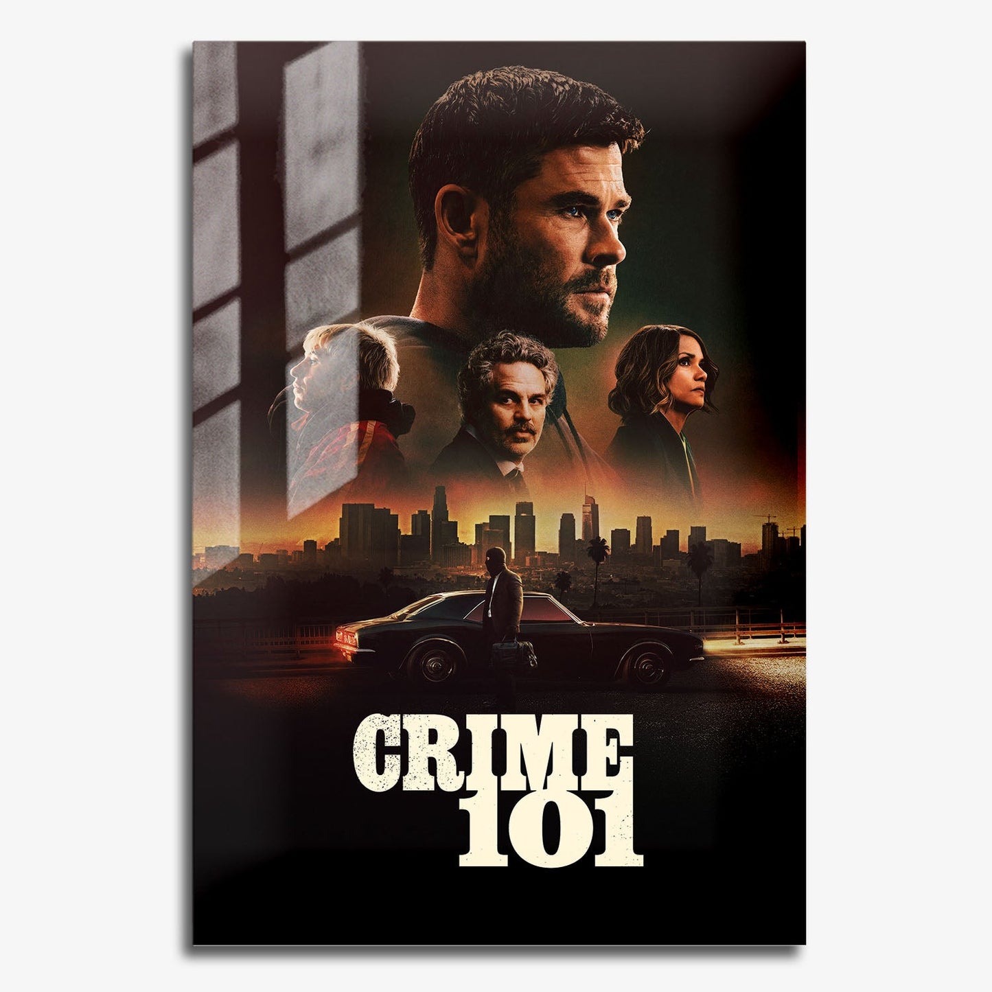 Flex Designs Metal Poster Crime 101 11 x 17" Home Goods - Movie 2026 Movie Metal Poster