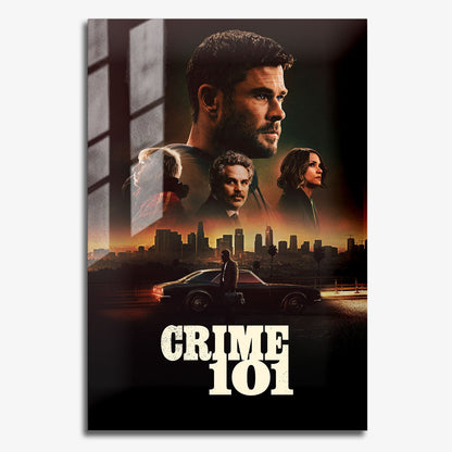 Flex Designs Metal Poster Crime 101 11 x 17" Home Goods - Movie 2026 Movie Metal Poster