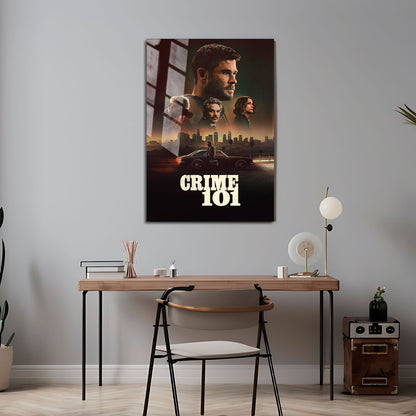 Flex Designs Metal Poster Crime 101 5 x 7" Home Goods - Movie 2026 Movie Metal Poster