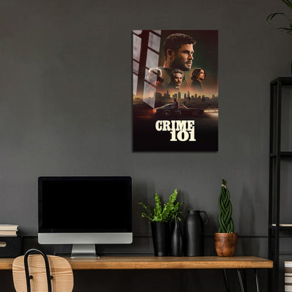 Flex Designs Metal Poster Crime 101 24 x 36" Home Goods - Movie 2026 Movie Metal Poster
