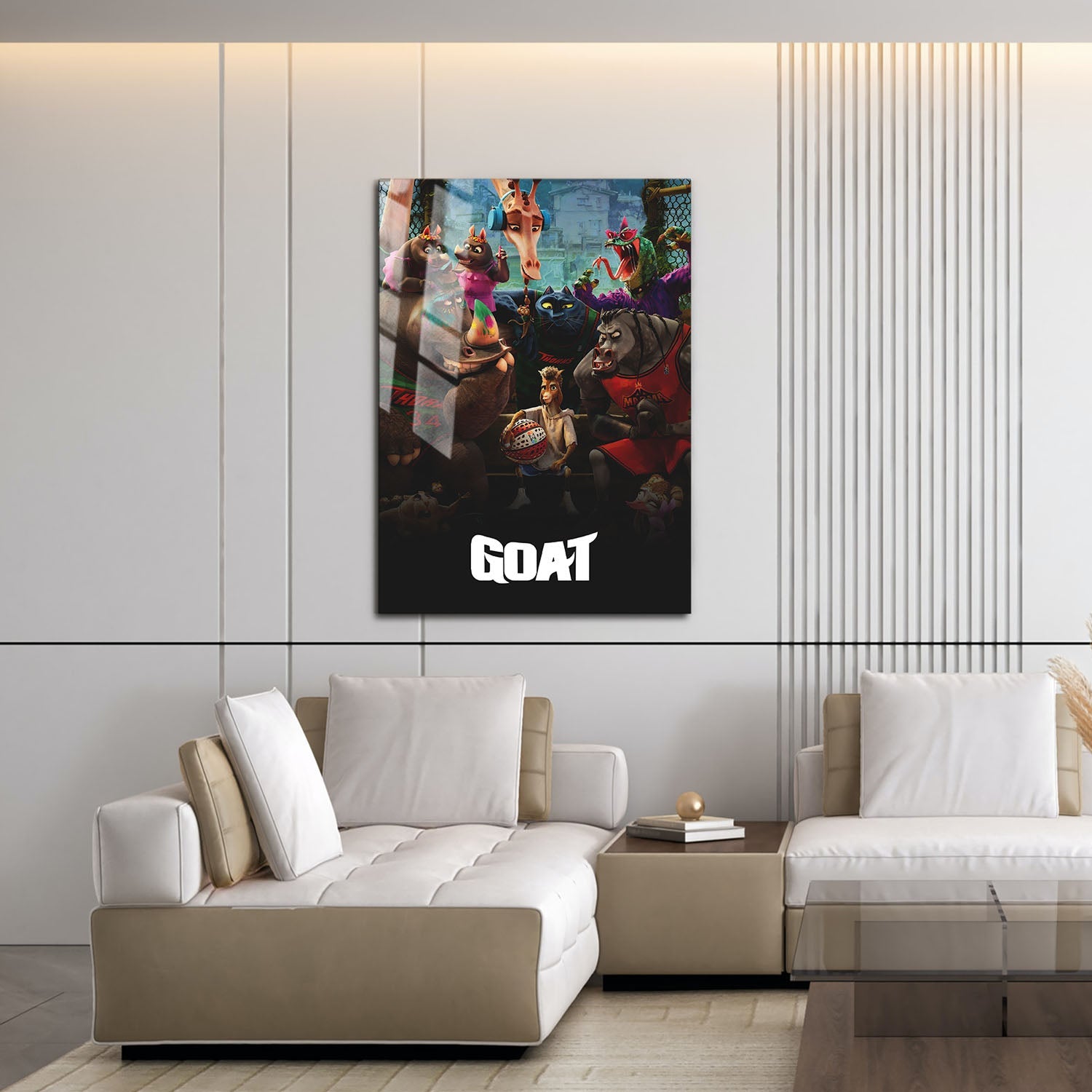 Flex Designs Metal Poster GOAT 16 x 24" Home Goods - Movie 2026 Movie Metal Poster