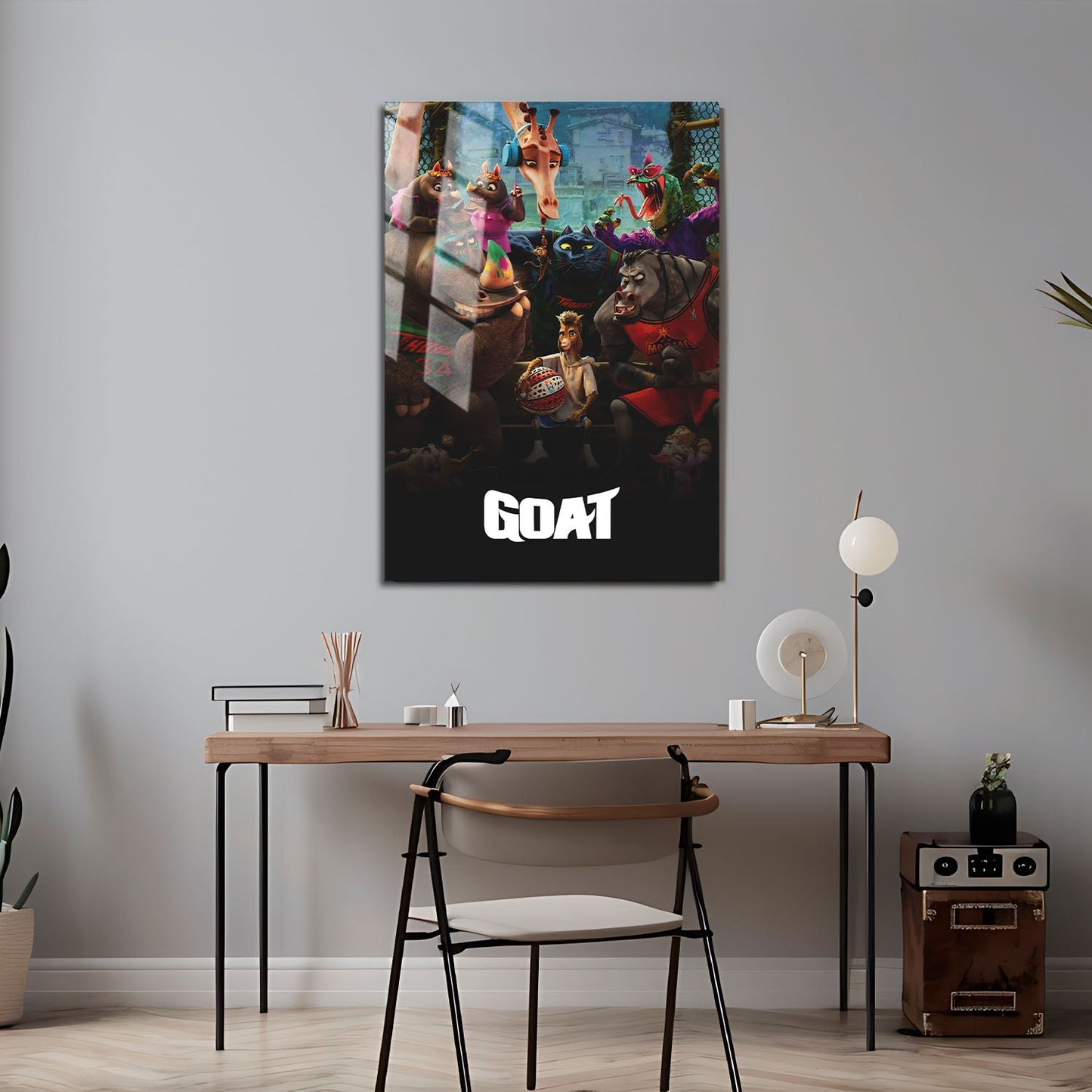 Flex Designs Metal Poster GOAT 5 x 7" Home Goods - Movie 2026 Movie Metal Poster
