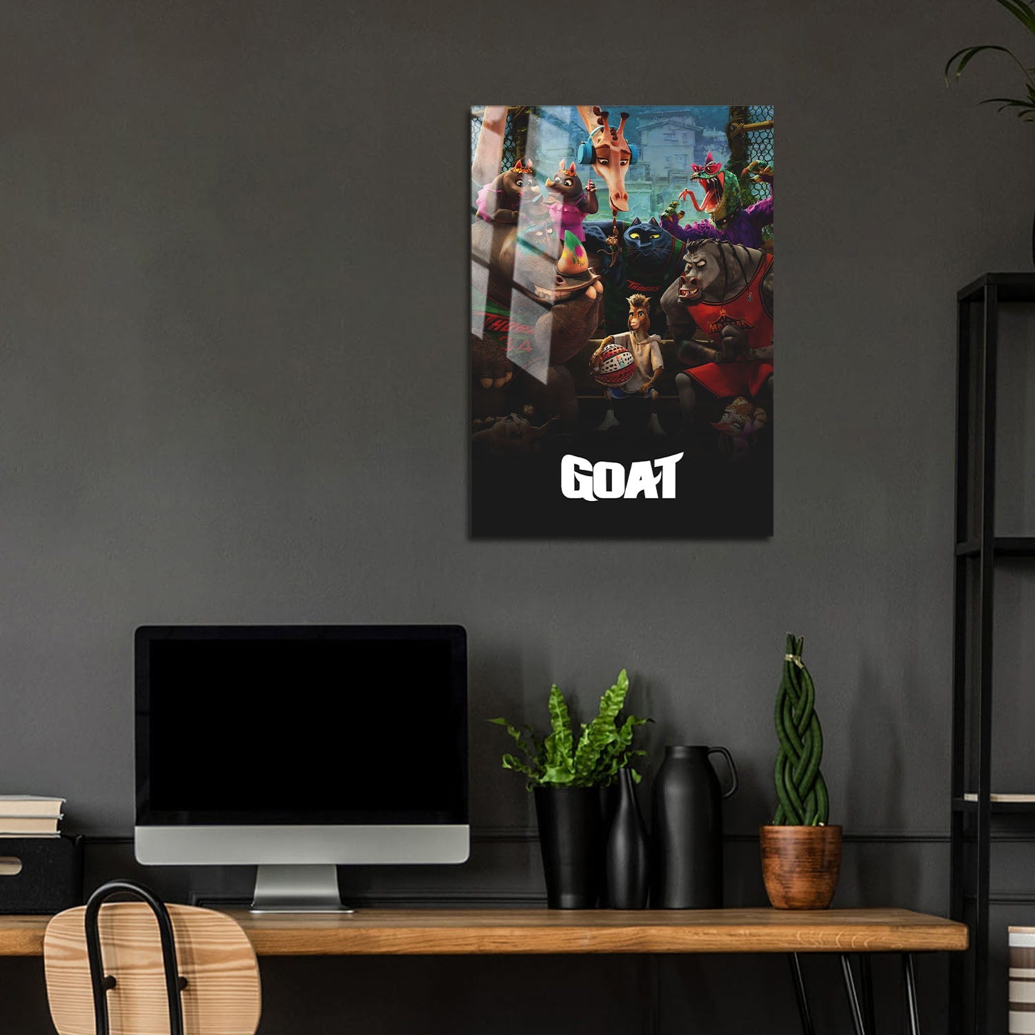 Flex Designs Metal Poster GOAT 24 x 36" Home Goods - Movie 2026 Movie Metal Poster