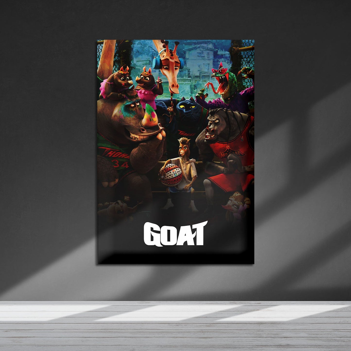 Flex Designs Metal Poster GOAT 5 x 7" Home Goods - Movie 2026 Movie Metal Poster