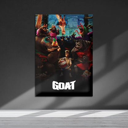 Flex Designs Metal Poster GOAT 5 x 7" Home Goods - Movie 2026 Movie Metal Poster
