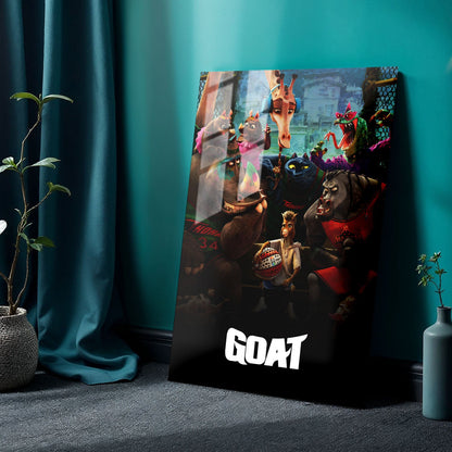 Flex Designs Metal Poster GOAT 24 x 36" Home Goods - Movie 2026 Movie Metal Poster