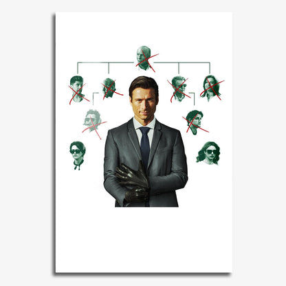 Flex Designs Metal Poster How to Make a Killing 11 x 17" Home Goods - Movie 2026 Movie Metal Poster