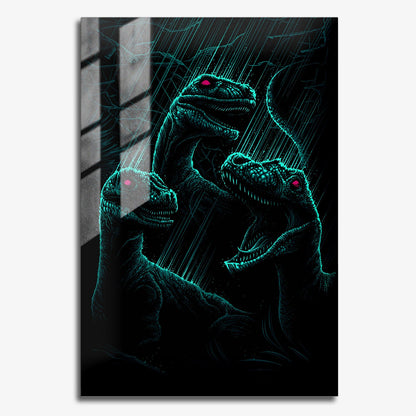 Flex Designs Metal Poster Jurassic Park III Sketch 11 x 17" Home Goods - Movie 2001 Movie Metal Poster