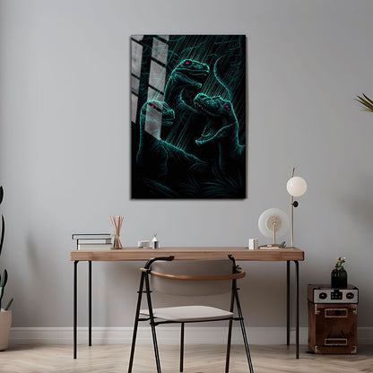 Flex Designs Metal Poster Jurassic Park III Sketch 5 x 7" Home Goods - Movie 2001 Movie Metal Poster