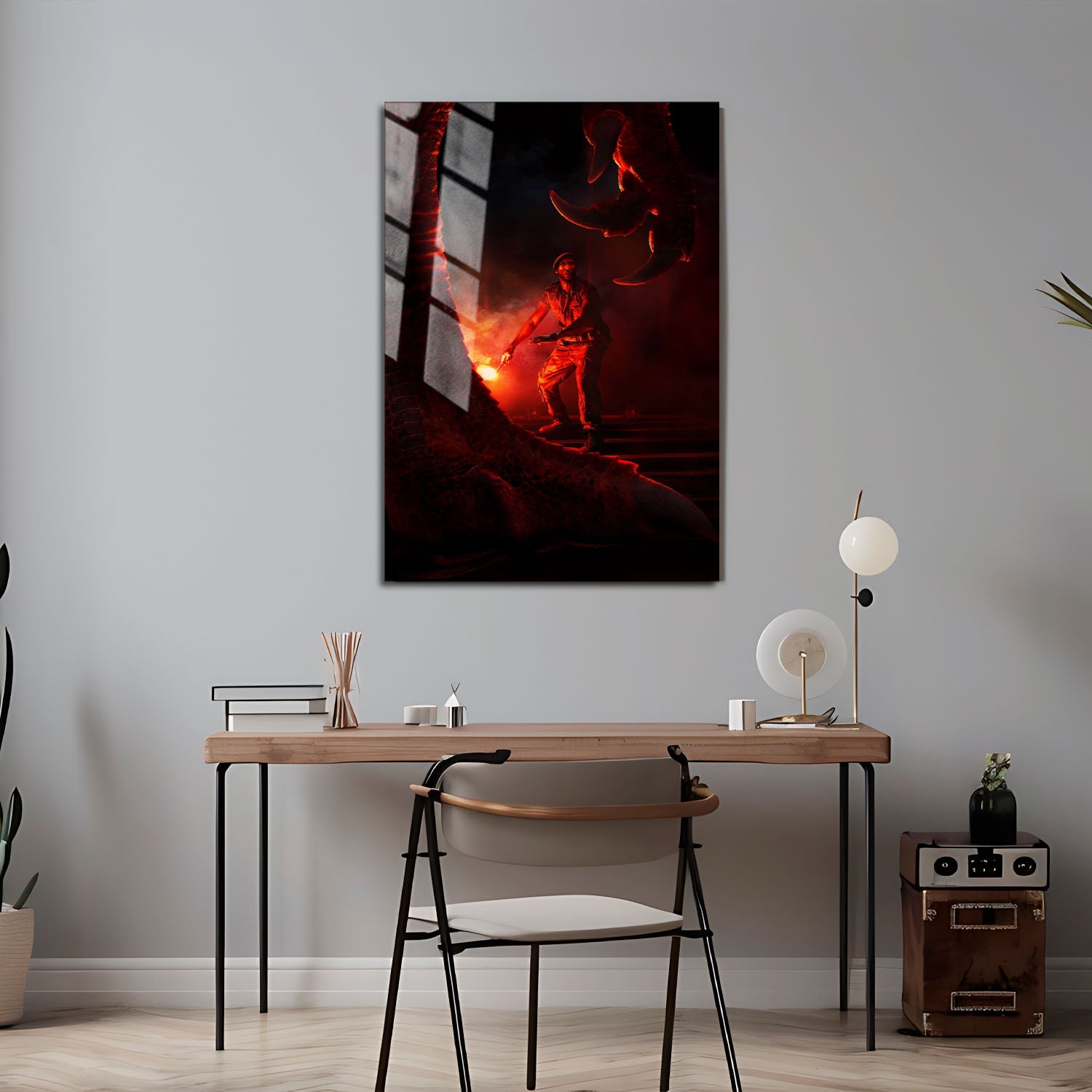 Flex Designs Metal Poster Jurassic World Rebirth Sketch 5 x 7" Home Goods - Movie 2025 Movie Metal Poster
