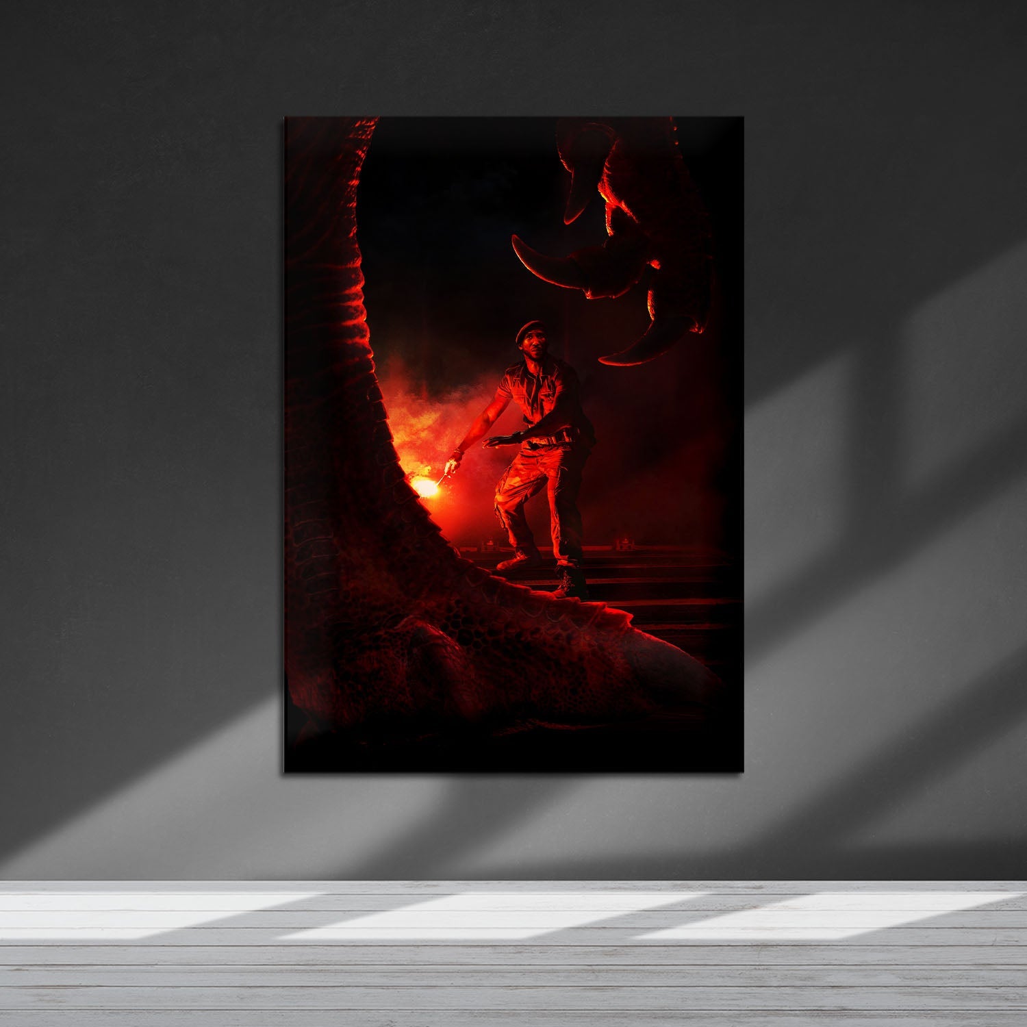 Flex Designs Metal Poster Jurassic World Rebirth Sketch 5 x 7" Home Goods - Movie 2025 Movie Metal Poster