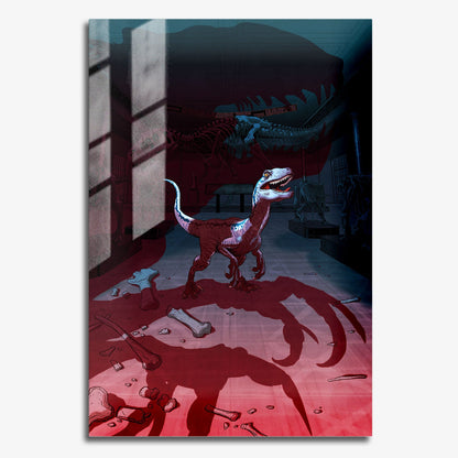 Flex Designs Metal Poster Jurassic World- Fallen Kingdom Sketch 11 x 17" Home Goods - Movie 2018 Movie Metal Poster
