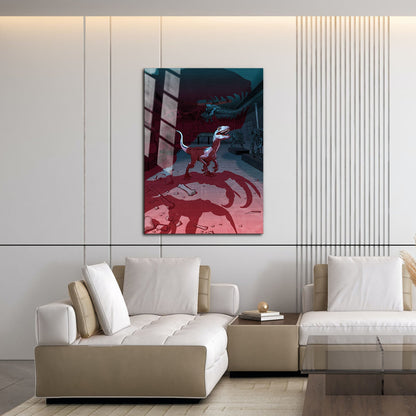 Flex Designs Metal Poster Jurassic World- Fallen Kingdom Sketch 16 x 24" Home Goods - Movie 2018 Movie Metal Poster