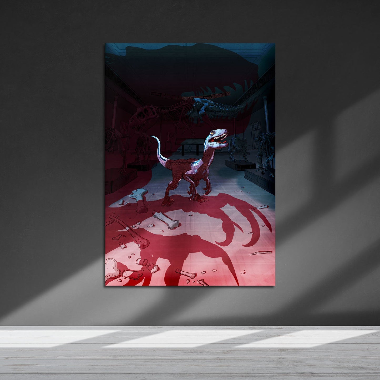 Flex Designs Metal Poster Jurassic World- Fallen Kingdom Sketch 5 x 7" Home Goods - Movie 2018 Movie Metal Poster