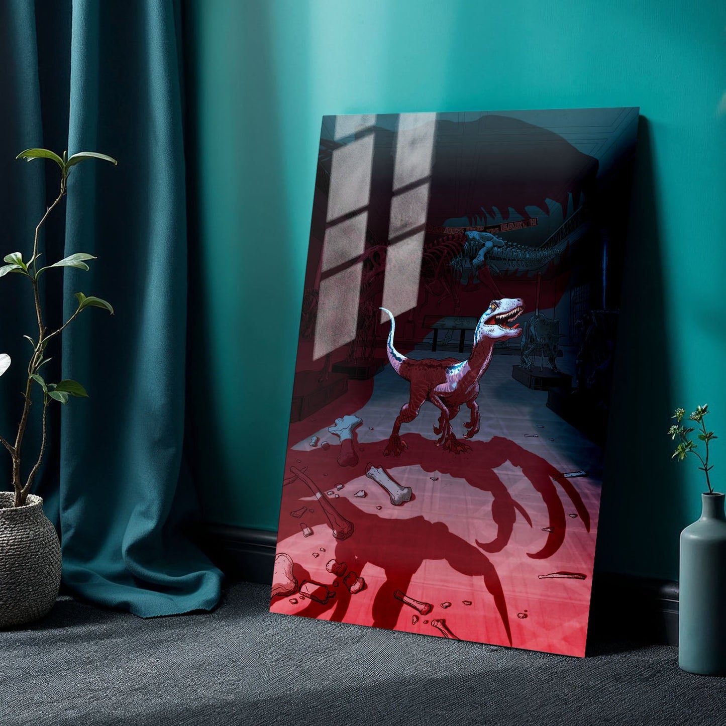 Flex Designs Metal Poster Jurassic World- Fallen Kingdom Sketch 24 x 36" Home Goods - Movie 2018 Movie Metal Poster