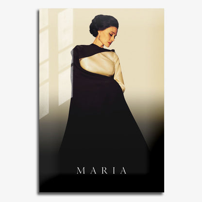 Flex Designs Metal Poster Maria 11 x 17" Home Goods - Movie 2024 Movie Metal Poster