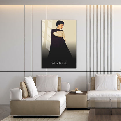Flex Designs Metal Poster Maria 16 x 24" Home Goods - Movie 2024 Movie Metal Poster
