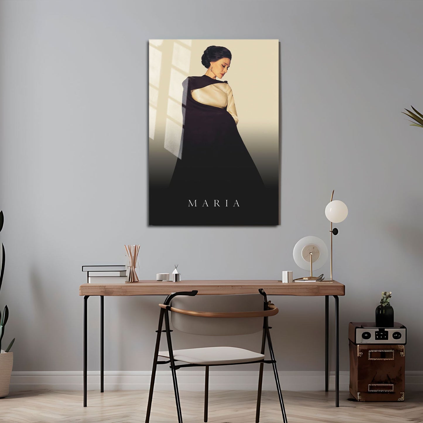 Flex Designs Metal Poster Maria 5 x 7" Home Goods - Movie 2024 Movie Metal Poster