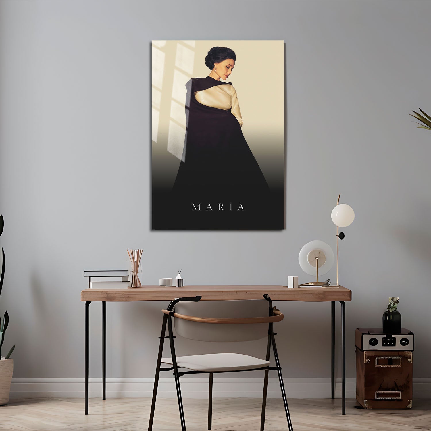 Flex Designs Metal Poster Maria 5 x 7" Home Goods - Movie 2024 Movie Metal Poster