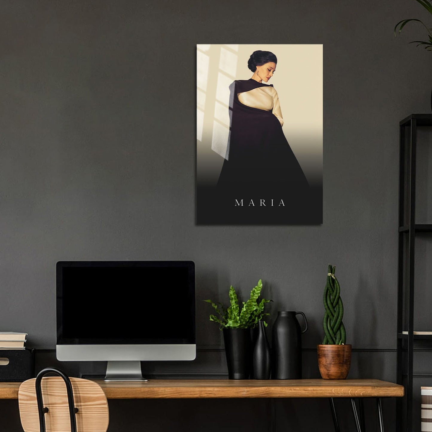 Flex Designs Metal Poster Maria 24 x 36" Home Goods - Movie 2024 Movie Metal Poster