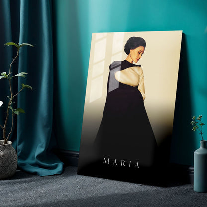 Flex Designs Metal Poster Maria 24 x 36" Home Goods - Movie 2024 Movie Metal Poster