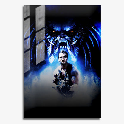 Flex Designs Metal Poster Predator Teaser 11 x 17" Home Goods - Movie 1987 Movie Metal Poster
