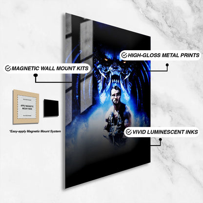 Flex Designs Metal Poster Predator Teaser 16 x 24" Home Goods - Movie 1987 Movie Metal Poster