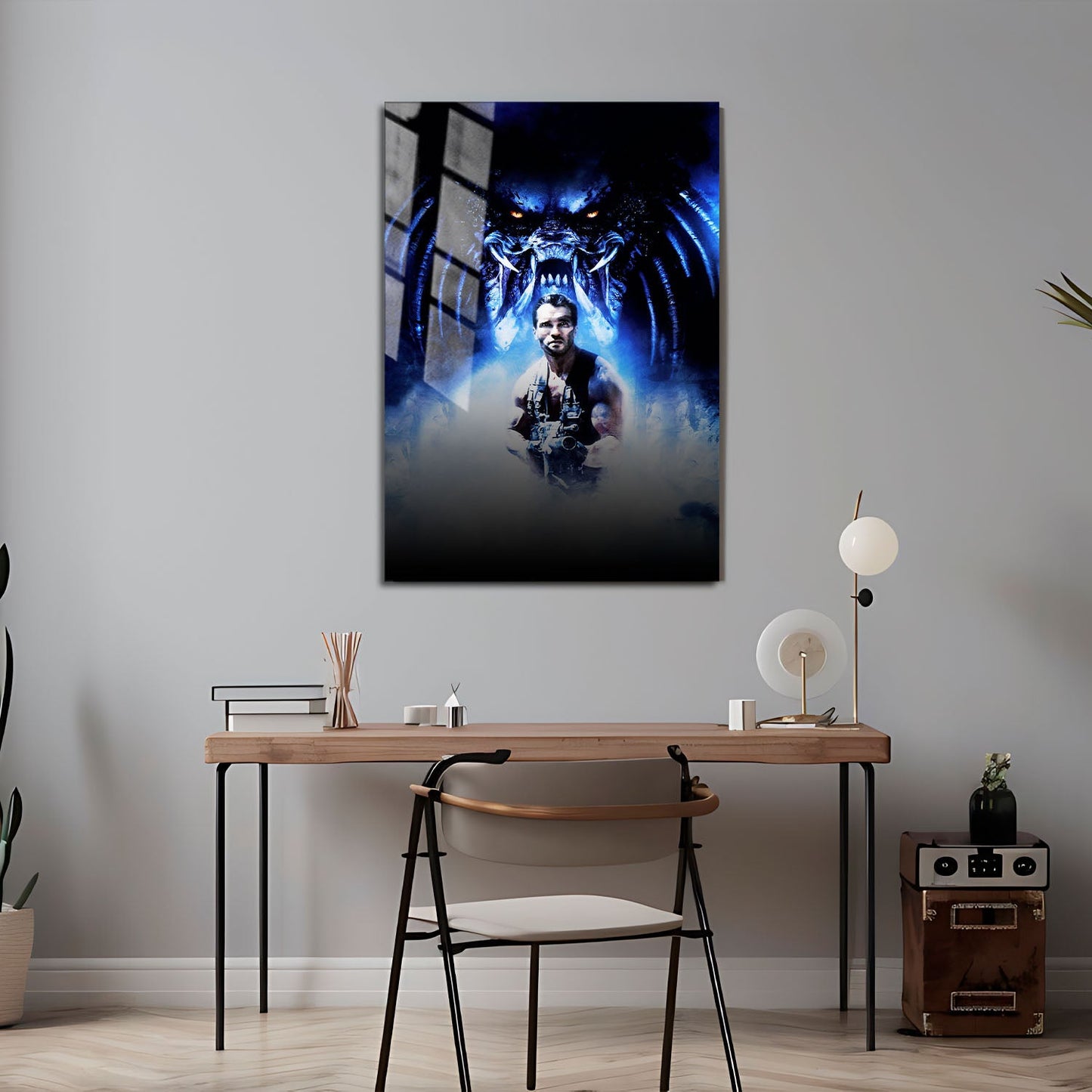 Flex Designs Metal Poster Predator Teaser 5 x 7" Home Goods - Movie 1987 Movie Metal Poster