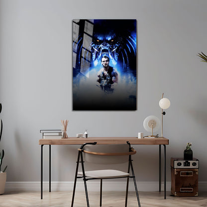 Flex Designs Metal Poster Predator Teaser 5 x 7" Home Goods - Movie 1987 Movie Metal Poster