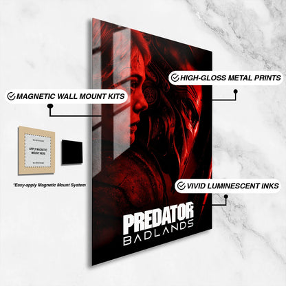 Flex Designs Metal Poster Predator Badlands Teaser 16 x 24" Home Goods - Movie 2025 Movie Metal Poster